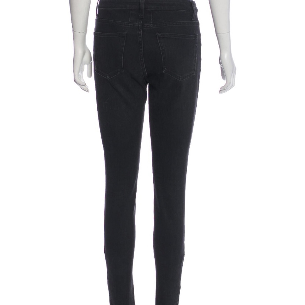 Black Saint Laurent mid-rise skinny size 28